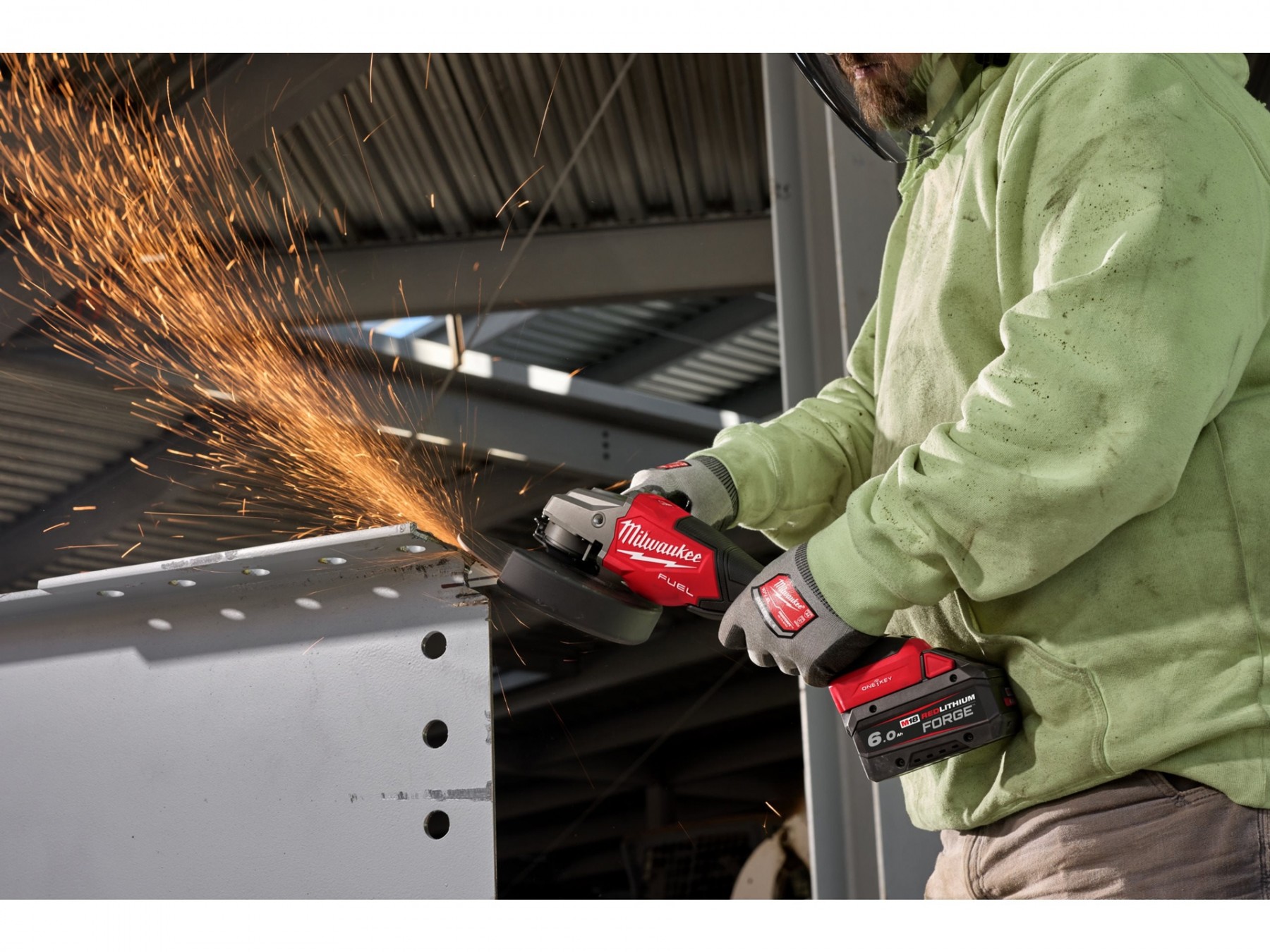 MEULEUSE D'ANGLE 125MM 18 VOLTS FUEL ONE KEY M18 FHSAGO180VXPDB2-0X - MILWAUKEE - 4933498942