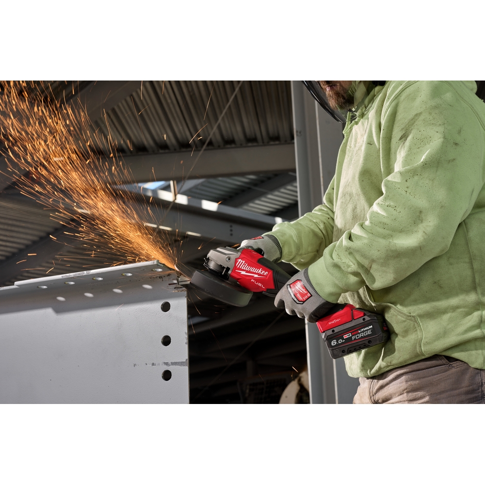 MEULEUSE D'ANGLE 125MM 18 VOLTS FUEL ONE KEY M18 FHSAGO180VXPDB2-0X - MILWAUKEE - 4933498942