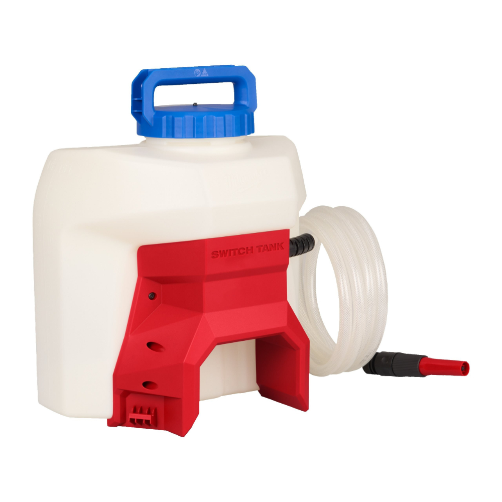 Découpeuse MILWAUKEE FUEL Ø230 mm avec 2 batteries FORGE et pulvérisateur