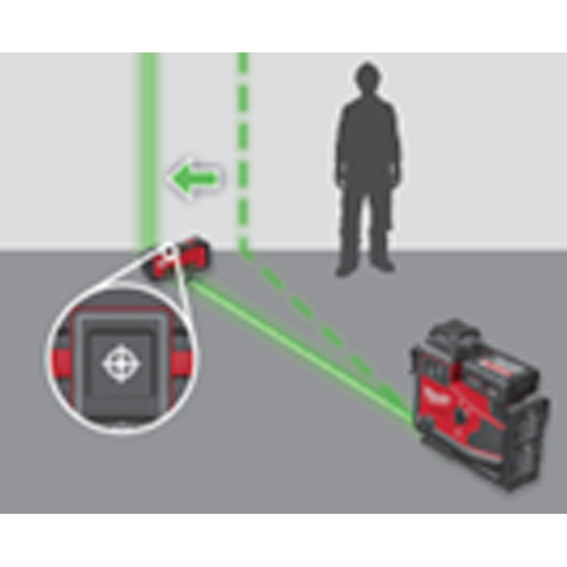 LASER VERT 3 LIGNES 12 VOLTS M12 A3PLO-401C - MILWAUKEE - 4933499002