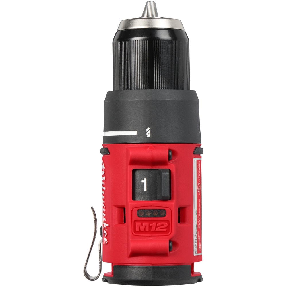 Perceuse-Visseuse Brushless 10 mm 12V 2Ah 40 Nm M12 BLDDRC-402C MILWAUKEE - 4933499688