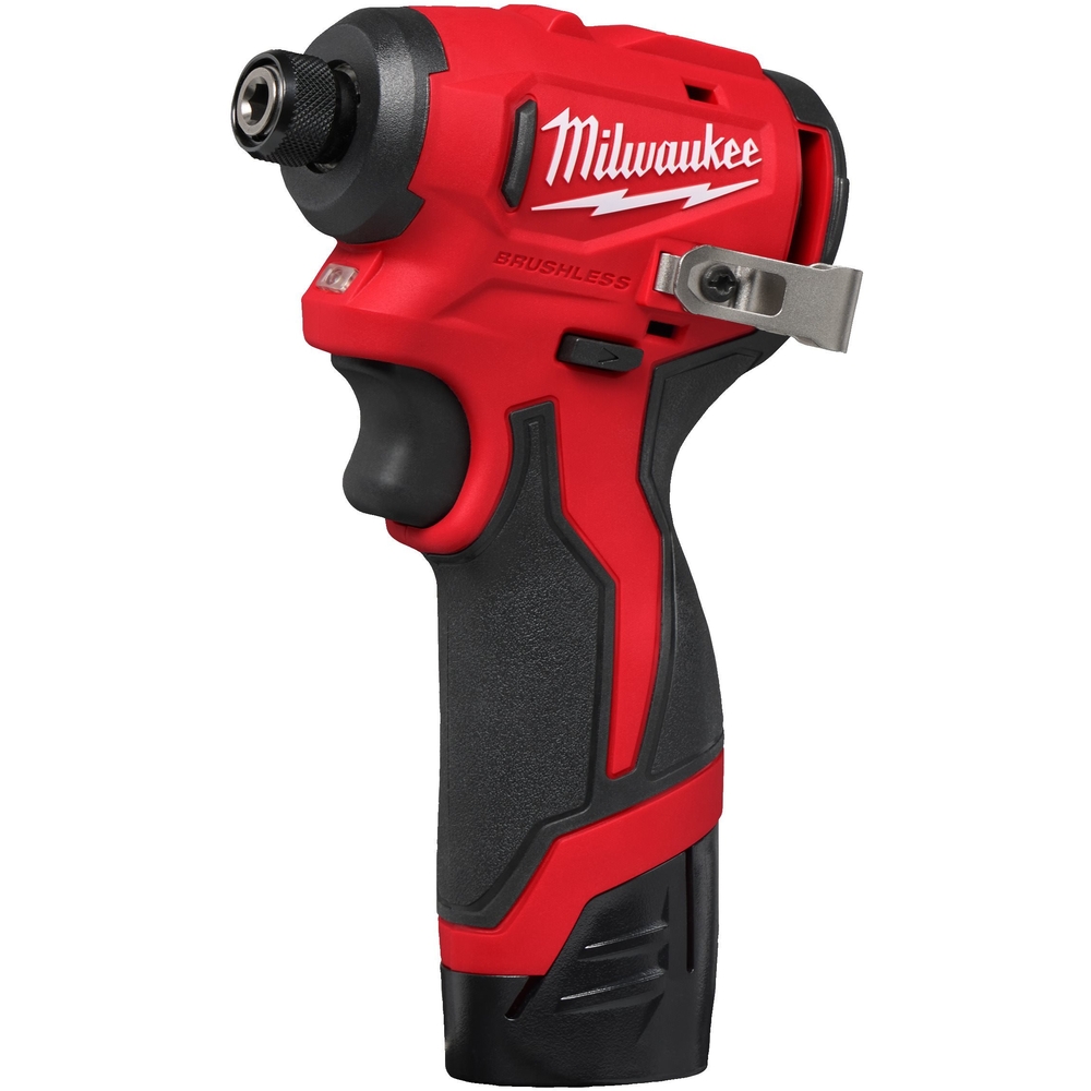 Visseuse à chocs compacte Hex 1/4 Brushless 12V 2Ah 148Nm M12 BLIDRC-202C MILWAUKEE - 4933499690