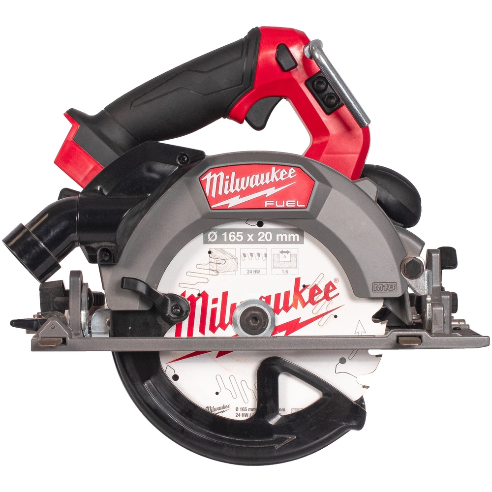 Scie circulaire FUEL 66mm 18V sans batterie avec adaptateur rail de guidage M18 FCSDC165​-0C MILWAUKEE - 4933499996