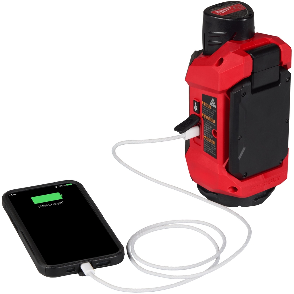 Projecteur de chantier compact orientable 12V sans batterie 1200 Lumens M12 ALIP-0 MILWAUKEE - 4933500321