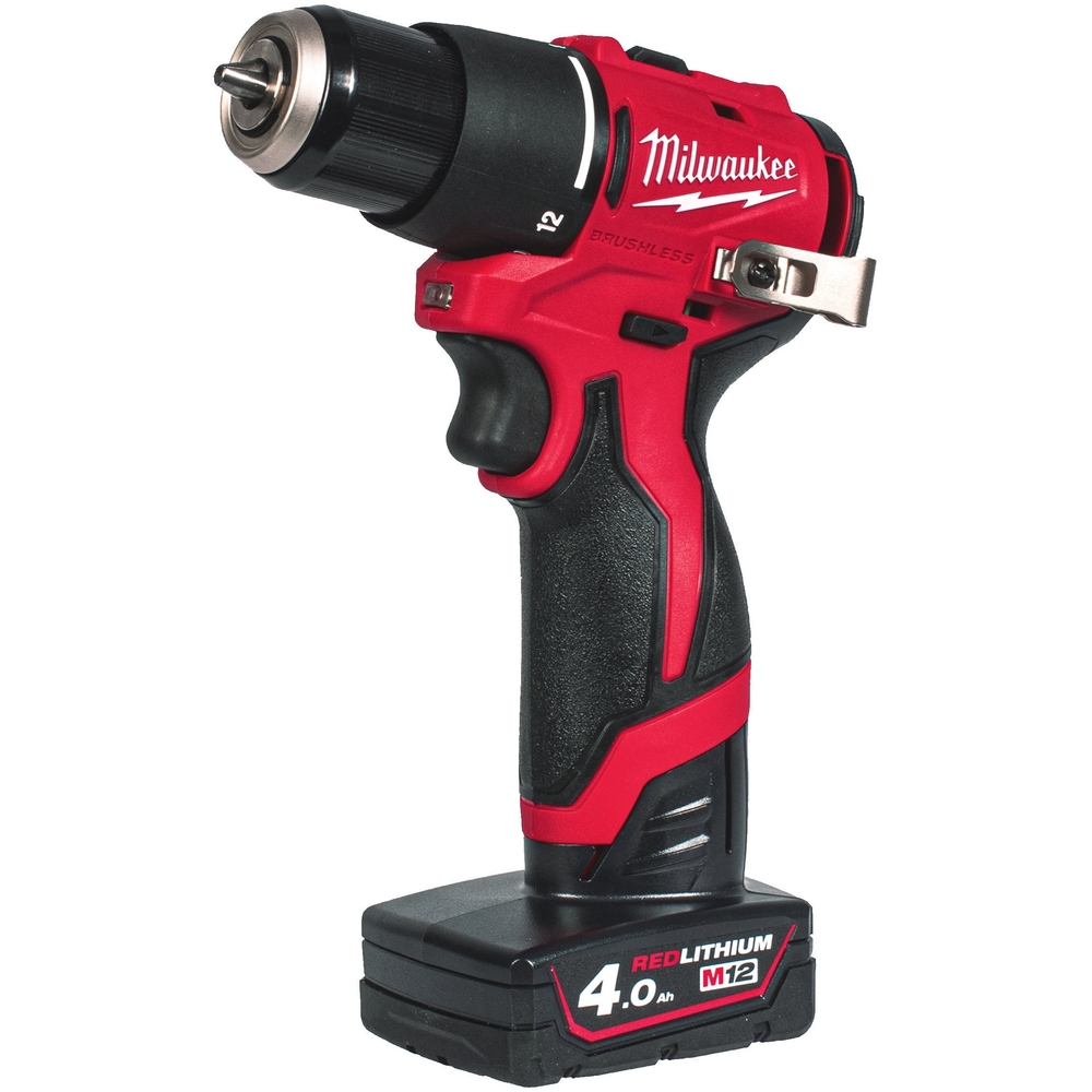 Perceuse compacte Brushless 12 V 40Nm 2Ah 1 chargeur C12C M12 BLPDRC-402C MILWAUKEE - 4933500424