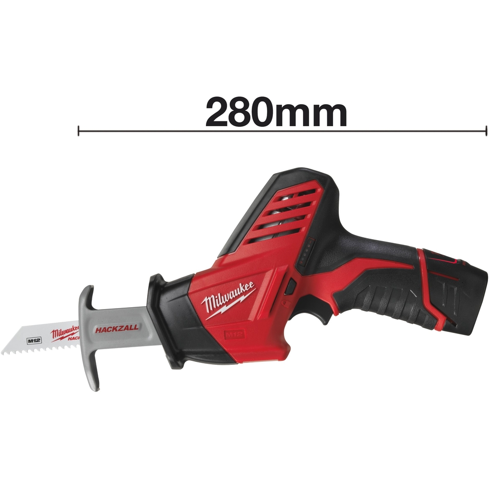Scie sabre compacte 12V 2Ah C12 HZ-202C MILWAUKEE - 4933500560