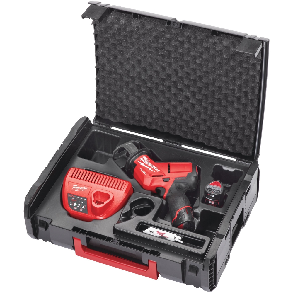 Scie sabre compacte FUEL 12V 2Ah M12 CHZ-202X MILWAUKEE - 4933500573
