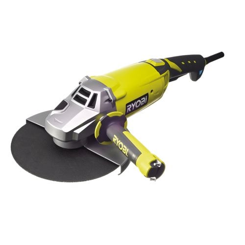 Meuleuse d'angle 2 000 W RYOBI diam. 230 mm - 6 600 tr/min - poignée arrière orientable 180° - 5133002193