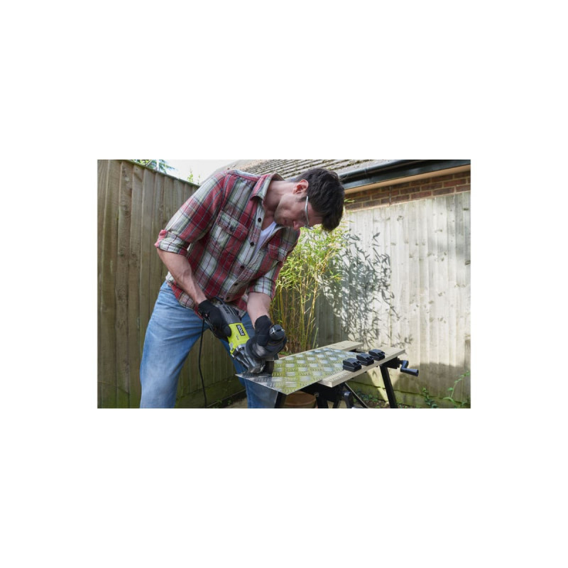 Meuleuse d'angle RYOBI 800W 125mm - 1 disque diamant - 5133002835