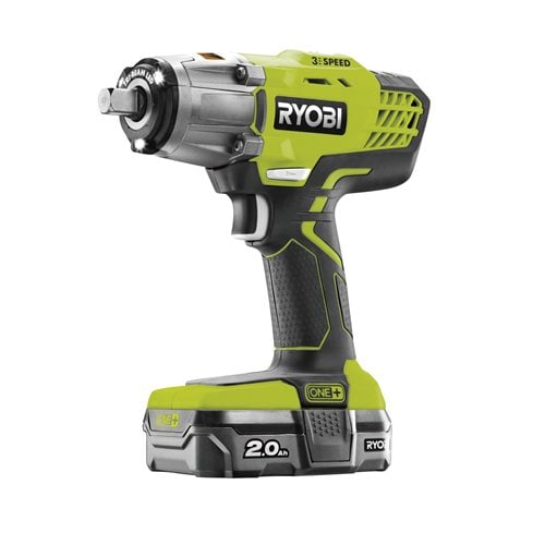 Boulonneuse à chocs 3 modes 18V ONE+ RYOBI - 1 batterie Lithium+ 2,0 Ah - 5133003574