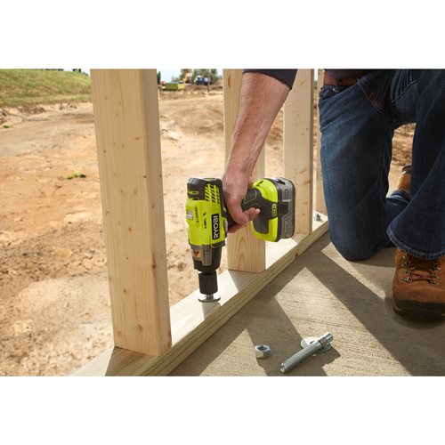 Boulonneuse à chocs 3 modes 18V ONE+ RYOBI - 1 batterie Lithium+ 2,0 Ah - 5133003574