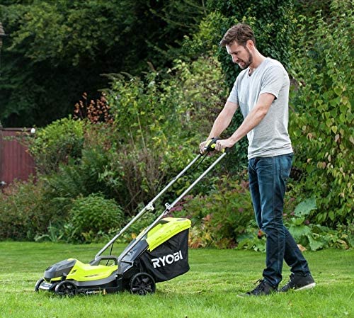Tondeuse à gazon sans fil RYOBI RY18LMH37LT25-250 33cm - 5133004323