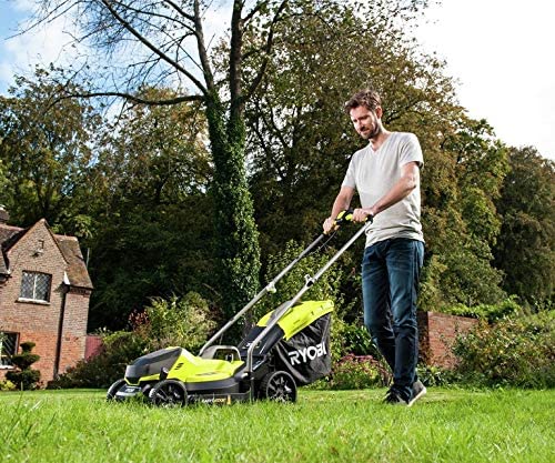 Tondeuse à gazon sans fil RYOBI RY18LMH37LT25-250 33cm - 5133004323