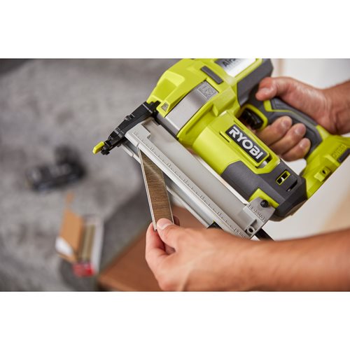 Agrafeuse de finition 18G à air comprimé 18V - agrafes dos 5,5 à 6,1 mm, longueur 10 mm à 38 mm - 5133005138