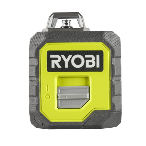 Laser 360° vert - portée 25 m - précision +/- 0,5 mm - Livré avec une pochette et 4 piles RYOBI - 5133005310