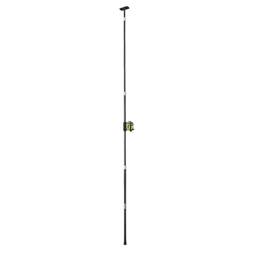 Laser 360° vert - portée 25 m - précision +/- 0,5 mm - Livré avec une canne télescopique, une pochette, 4 piles RYOBI - 5133005311