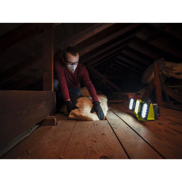 Triple panneau lumineux LED Hybrid (18V et secteur) - 3 intensités : 3000 / 1500 / 800 Lumens - 5133005397