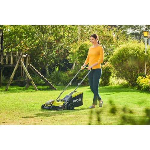 Tondeuse poussée RYOBI 18V ONE+™ - 33 cm (vendue sans batterie ni chargeur) OLM1833B - 5133004305