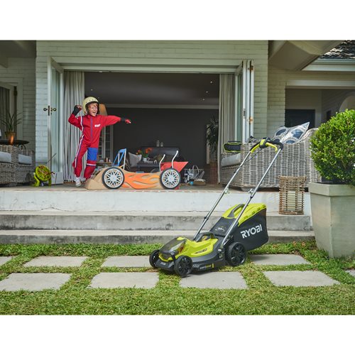 Tondeuse poussée RYOBI 18V ONE+™ - 33 cm (vendue sans batterie ni chargeur) OLM1833B - 5133004305
