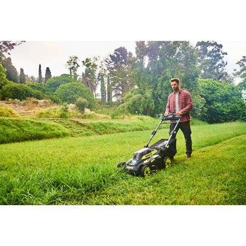 Tondeuse tractée RYOBI Brushless 36V MAX POWER - 51 cm (1 x 6,0 Ah High Energy) RY36LMX51A160 - 5133004589