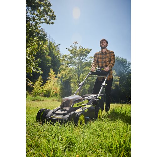 Tondeuse tractée RYOBI Brushless 36V MAX POWER - 51 cm (1 x 6,0 Ah High Energy) RY36LMX51A160 - 5133004589