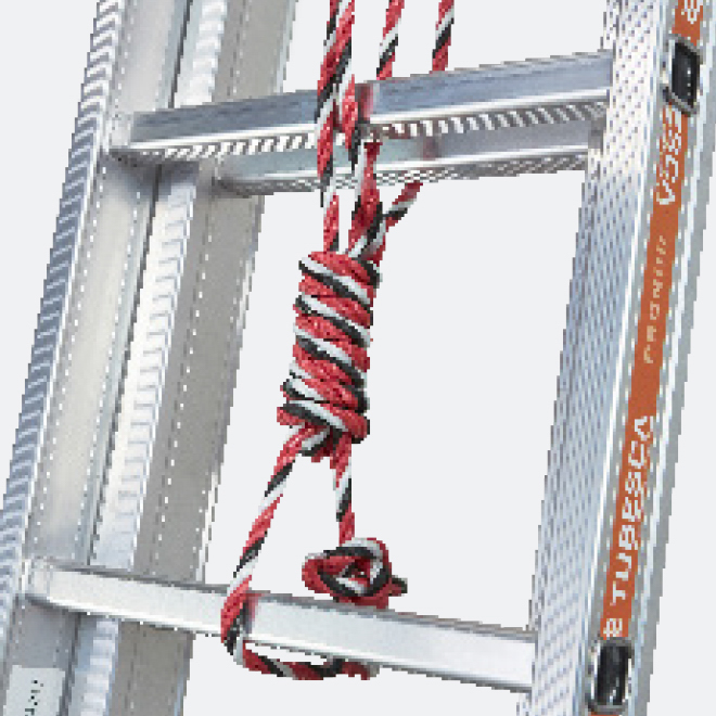 ÉCHELLE PRONOR COULISSE CORDE 2 PLANS ACCÈS À 7.5M - TUBESCA COMABI - 01232113