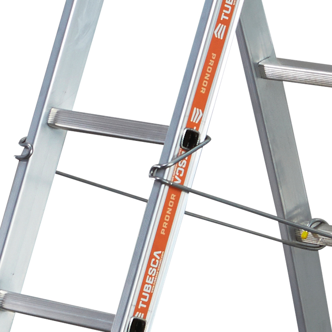 ÉCHELLE PRONOR TRANSFORMABLE 2 PLANS ACCÈS 8M - TUBESCA COMABI - 01252014