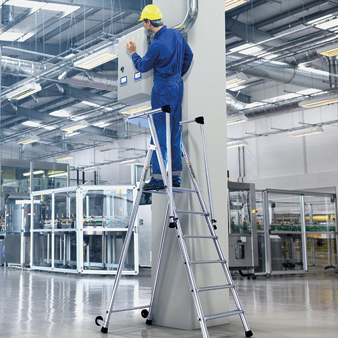 MARCHEPIED MAGNUM 9 MARCHES HAUTEUR DE TRAVAIL À 4.13M - TUBESCA COMABI - 02376509