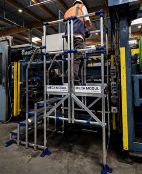 Plateforme basse 2 marches avec plancher de 1 m - accès à 2,39 m - TUBESCA COMABI - 02380261