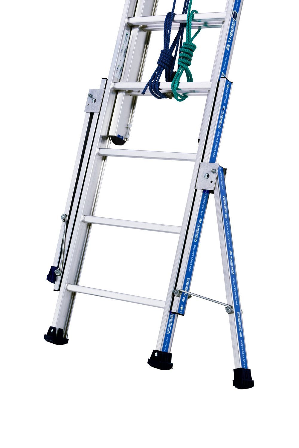 ÉCHELLE PLATINIUM 300 COULISSE À CORDE 3 PLANS ACCÈS 7.8M - TUBESCA COMABI - 02433310