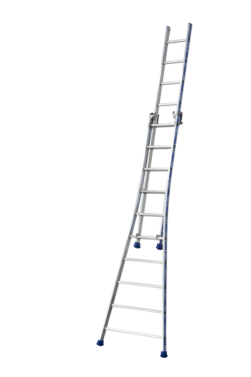ÉCHELLE PLATINIUM TRANSFORMABLE 2 PLANS ACCÈS 3.82M - TUBESCA COMABI - 02442606