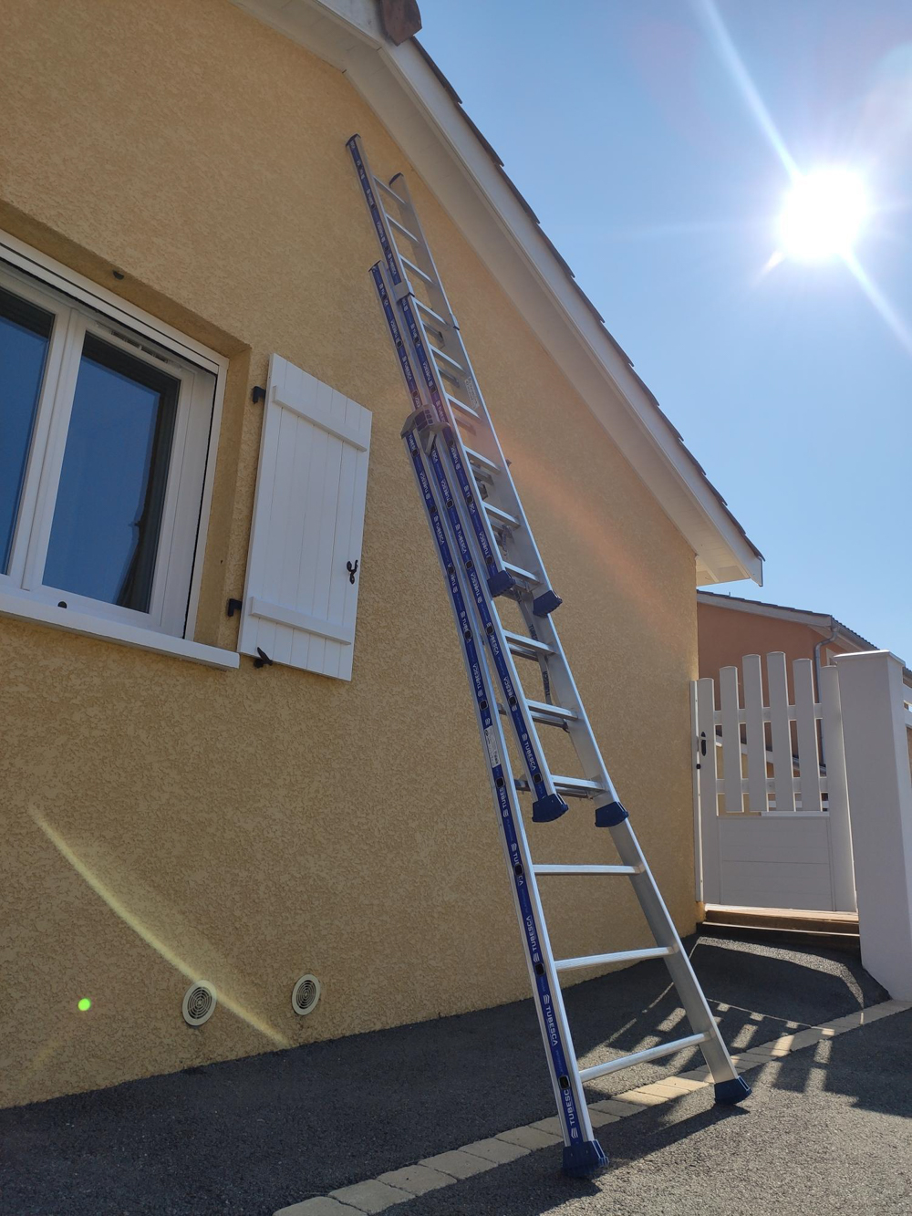 Échelle PLATINIUM TRANSFORMABLE 3 PLANS accès 8.59m - TUBESCA COMABI - 02443612