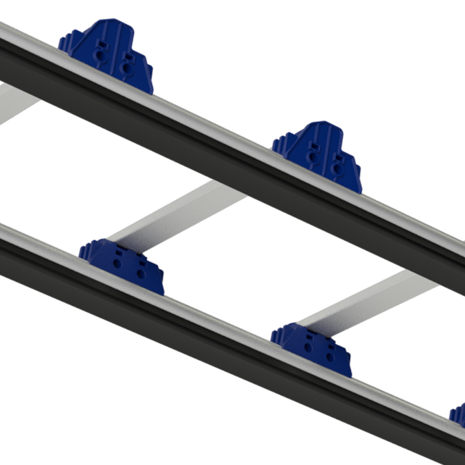 ÉCHELLE DE TOIT EVOKLIP 6.1m PACK entraxe 250 mm - TUBESCA COMABI - 02453725