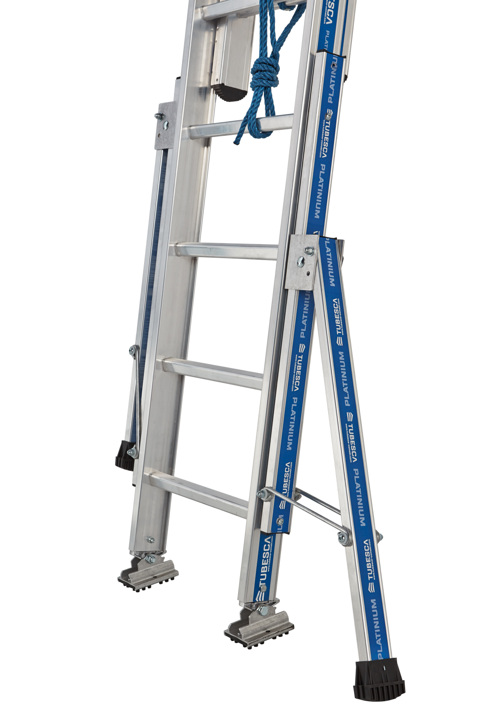 ÉCHELLE PLATINIUM 500 COULISSE À CORDE 2 PLANS ACCÈS 5.88M - TUBESCA COMABI - 02532311