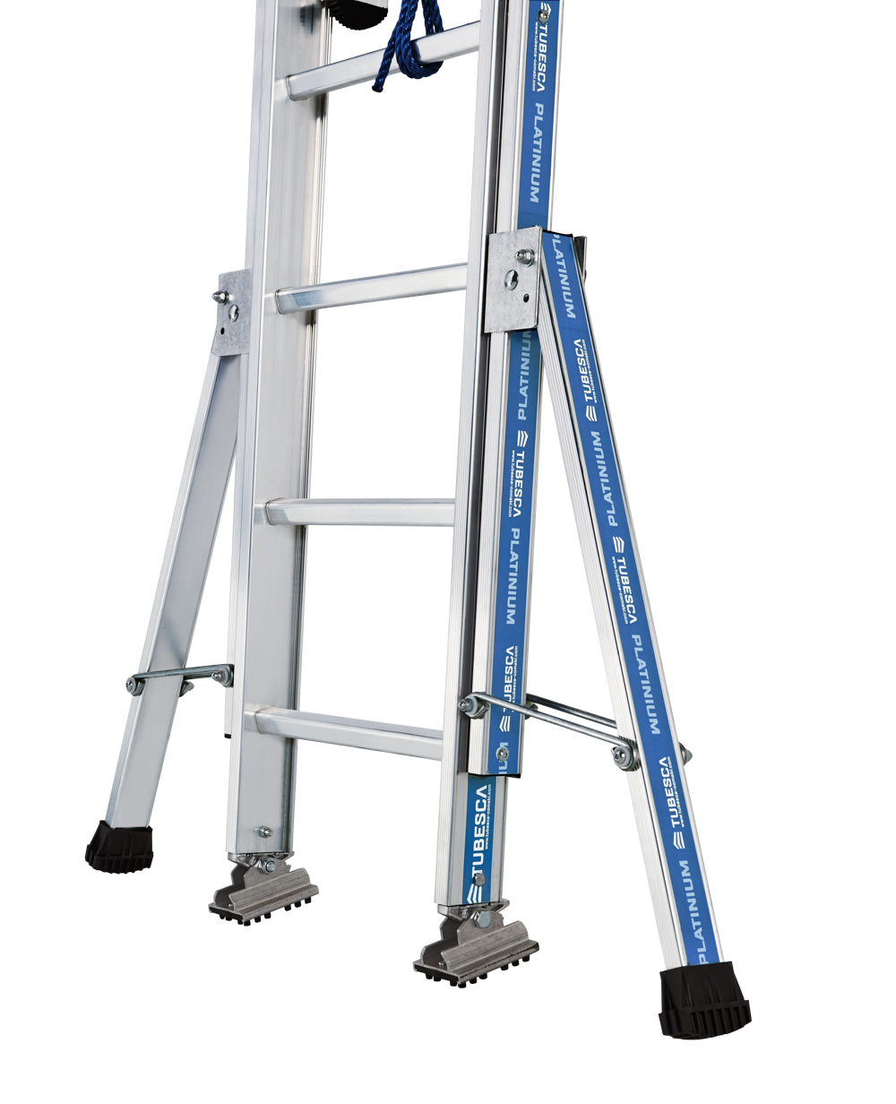ÉCHELLE PLATINIUM 500 COULISSE À CORDE 2 PLANS ACCÈS 10.88M - TUBESCA COMABI - 02532322