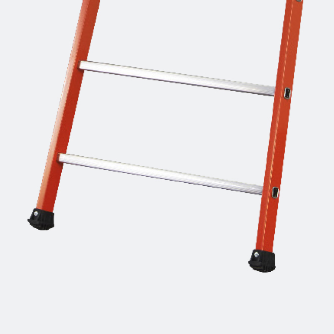ÉCHELLE SIMPLE ÉVASÉE MIXTE ACIER/ALU ACCÈS À 3.86 M - TUBESCA COMABI - 03211110