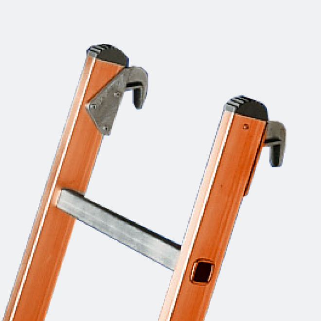 ÉCHELLE SIMPLE ÉVASÉE MIXTE ACIER/ALU ACCÈS À 3.86 M - TUBESCA COMABI - 03211110