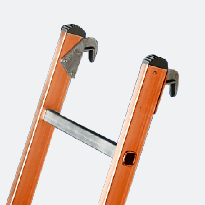 ÉCHELLE SIMPLE MIXTE ALU/ACIER ACCÈS À 3.87M - TUBESCA COMABI - 03610110