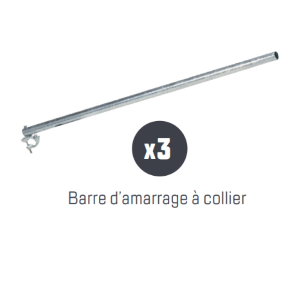 Lot de 3 amarrages vérin TUBESCA COMABI - 04000163