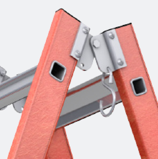 ÉCHELLE DOUBLE ISOLANTE ACCÈS À 2.84M - TUBESCA COMABI - 04255008