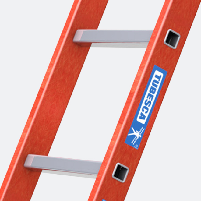 ÉCHELLE SIMPLE ISOLANTE ACCÈS À 4.53M - TUBESCA COMABI - 04310112