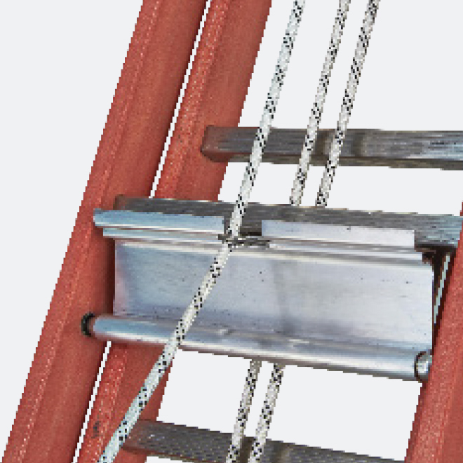 ÉCHELLE COULISSE À CORDE 2 PLANS ISOLANTE ACCÈS 8.14M - TUBESCA COMABI - 04332314