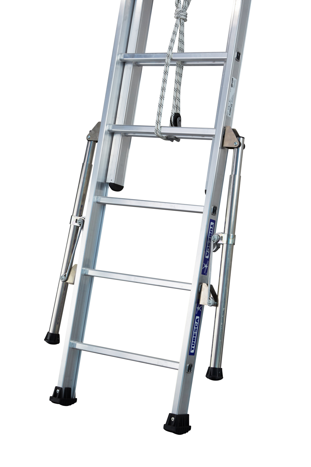 ÉCHELLE ISOLEX COULISSE À CORDE 3 PLANS ACCES À 9.76M - TUBESCA COMABI - 04431113