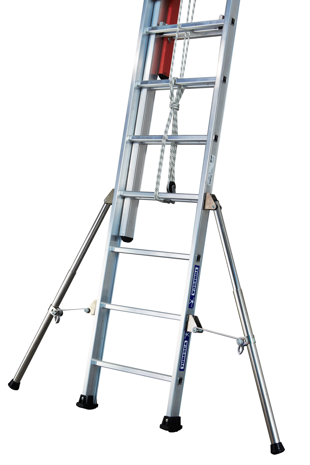 ÉCHELLE ISOLEX COULISSE À CORDE 3 PLANS ACCES À 9.76M - TUBESCA COMABI - 04431113