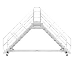 Passerelle Mobile 45 degrés - hauteur 230 cm - TUBESCA COMABI - 05909011