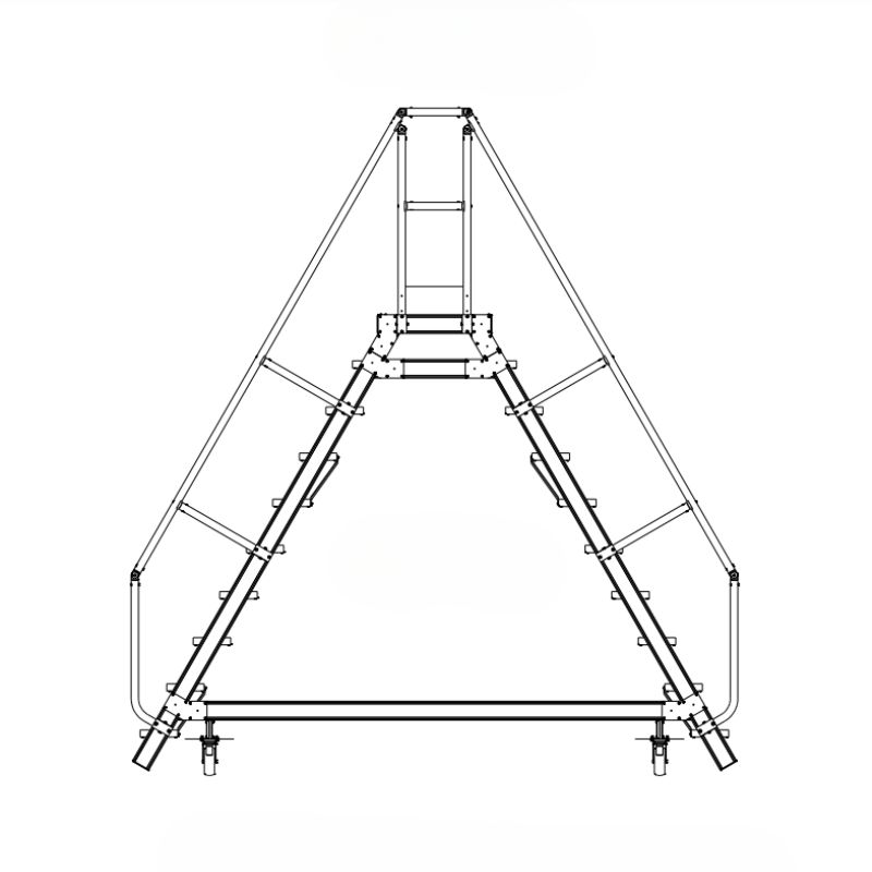 Passerelle mobile 60 degrés - hauteur 279 cm- TUBESCA COMABI - 05910011