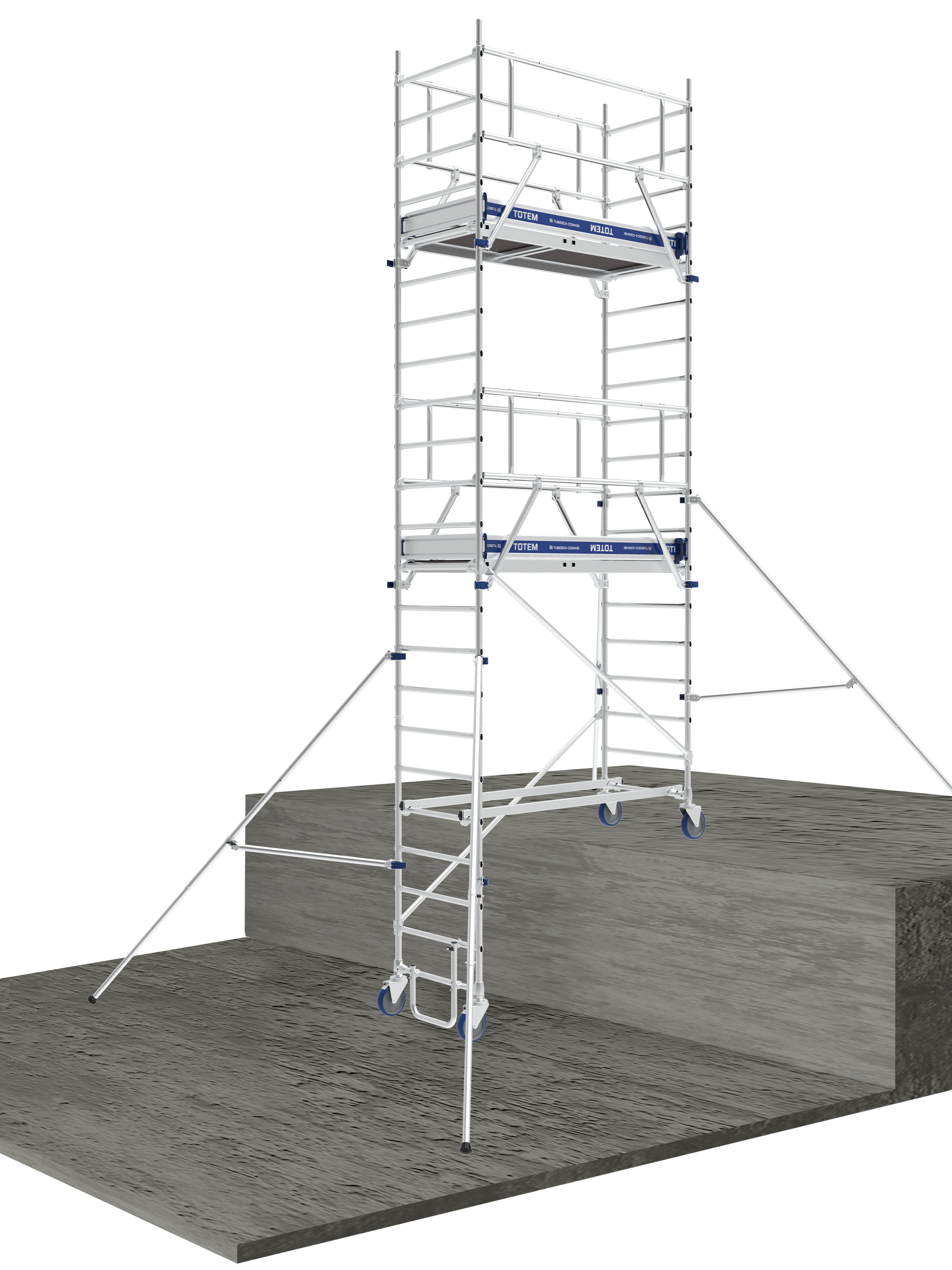 ECHAFAUDAGE TUBESCA COMABI HAUT TRAVAIL 6.85M ROULANT TOTEM LINE 180 22403650