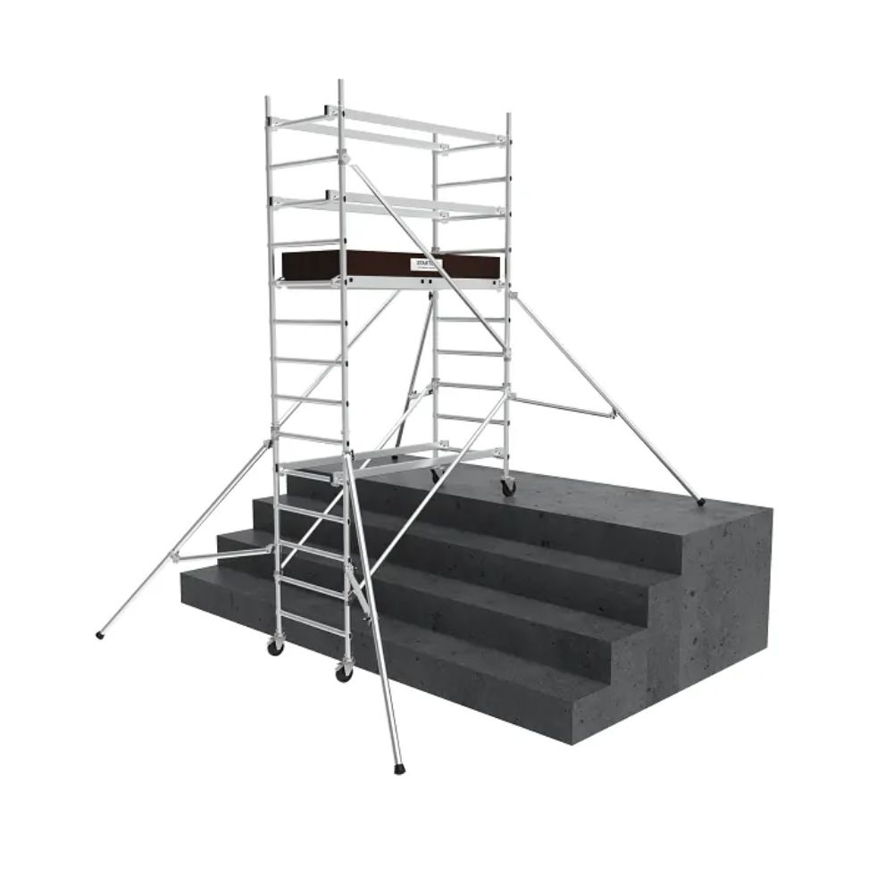 Échafaudage roulant alu STARTEO plancher à 1,60m TUBESCA COMABI - 22408421