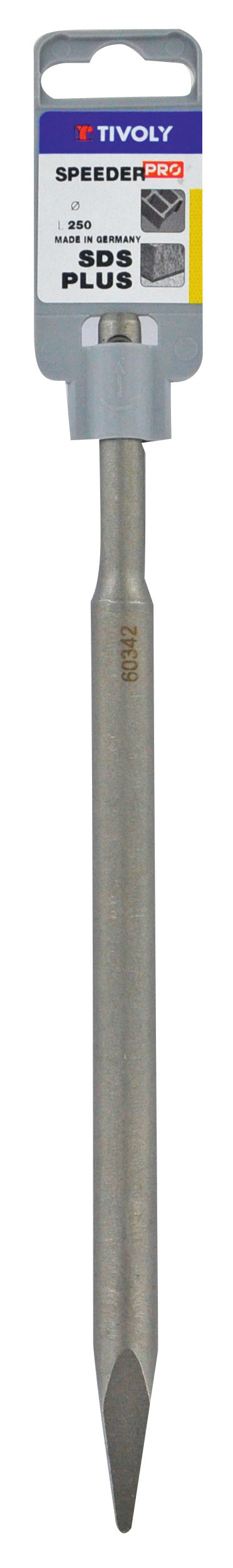 Pic pointu L250mm -SDS+ (Clip SDS brochable) / L: 250 Ø: 14 TIVOLY - 10901530001