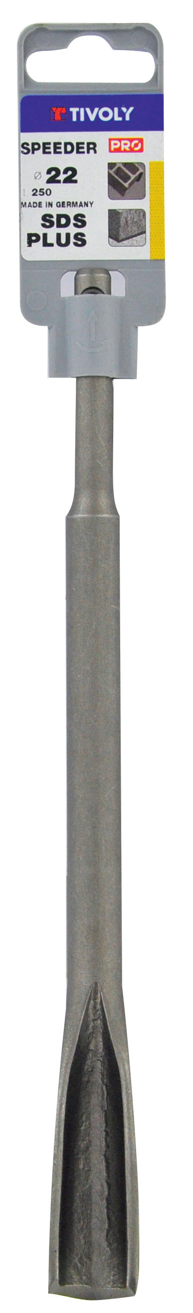 Gouje L22x250mm -SDS+ (Clip SDS brochable) / L: 250 Ø: 22 TIVOLY - 10901530003